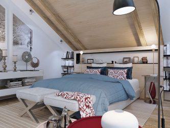 Idéias de design surpreendentes Quartos no sótão: 200 + (Foto) Interiores em estilo contemporâneo
