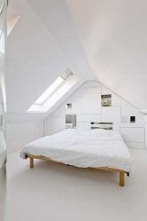 Idéias de design surpreendentes Quartos no sótão: 200 + (Foto) Interiores em estilo contemporâneo