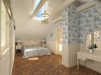 Quarto com papel de parede de duas cores 210+ Foto: Idéias de design que não deixarão ninguém indiferente
