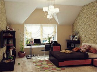 Quarto com papel de parede de duas cores 210+ Foto: Idéias de design que não deixarão ninguém indiferente