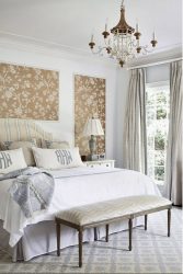 Quarto com papel de parede de duas cores 210+ Foto: Idéias de design que não deixarão ninguém indiferente