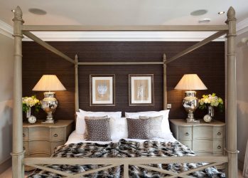 Quarto com papel de parede de duas cores 210+ Foto: Idéias de design que não deixarão ninguém indiferente