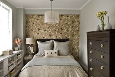 Quarto com papel de parede de duas cores 210+ Foto: Idéias de design que não deixarão ninguém indiferente