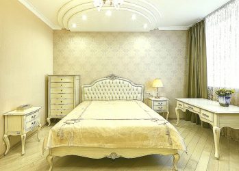 Quarto com papel de parede de duas cores 210+ Foto: Idéias de design que não deixarão ninguém indiferente
