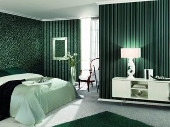 Quarto com papel de parede de duas cores 210+ Foto: Idéias de design que não deixarão ninguém indiferente