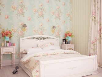 Quarto com papel de parede de duas cores 210+ Foto: Idéias de design que não deixarão ninguém indiferente
