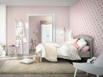 Quarto com papel de parede de duas cores 210+ Foto: Idéias de design que não deixarão ninguém indiferente