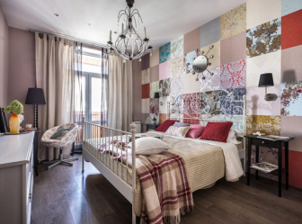 Quarto com papel de parede de duas cores 210+ Foto: Idéias de design que não deixarão ninguém indiferente