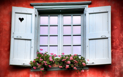 Exemplos de sucesso da transformação da fachada da casa com a ajuda de persianas para janelas (madeira, metal, plástico). Tornar simples e bonito (+ Avaliações)