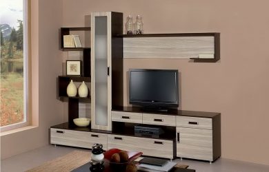 Paredes modernas na sala de estar (370+ Photos): Modern room style