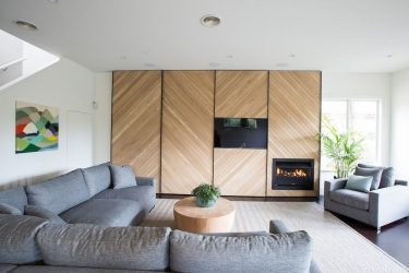Paredes modernas na sala de estar (370+ Photos): Modern room style
