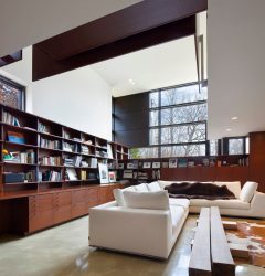 Paredes modernas na sala de estar (370+ Photos): Modern room style