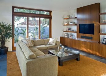Paredes modernas na sala de estar (370+ Photos): Modern room style