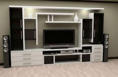 Paredes modernas na sala de estar (370+ Photos): Modern room style