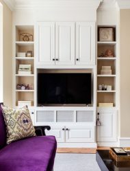 Paredes modernas na sala de estar (370+ Photos): Modern room style