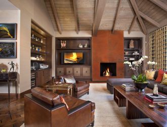 Paredes modernas na sala de estar (370+ Photos): Modern room style