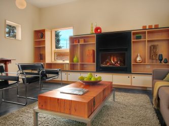 Paredes modernas na sala de estar (370+ Photos): Modern room style