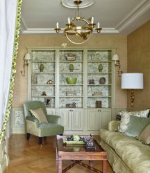 Paredes modernas na sala de estar (370+ Photos): Modern room style