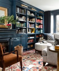 Paredes modernas na sala de estar (370+ Photos): Modern room style