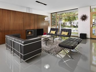Paredes modernas na sala de estar (370+ Photos): Modern room style