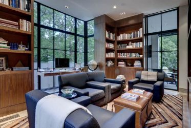 Paredes modernas na sala de estar (370+ Photos): Modern room style