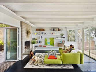 Paredes modernas na sala de estar (370+ Photos): Modern room style