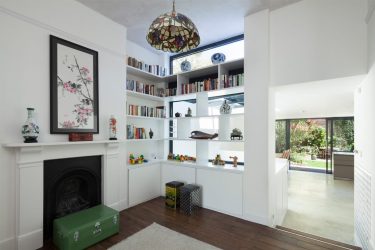 Paredes modernas na sala de estar (370+ Photos): Modern room style
