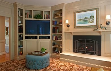 Paredes modernas na sala de estar (370+ Photos): Modern room style