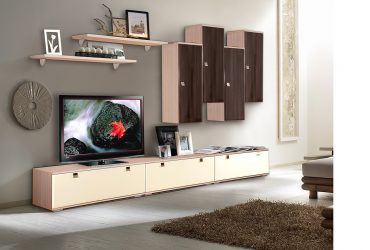 Paredes modernas na sala de estar (370+ Photos): Modern room style