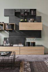 Paredes modernas na sala de estar (370+ Photos): Modern room style