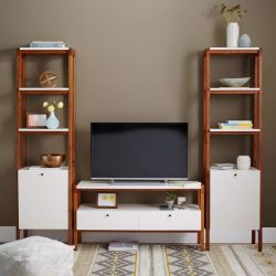 Paredes modernas na sala de estar (370+ Photos): Modern room style