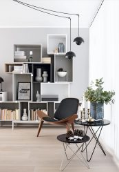 Paredes modernas na sala de estar (370+ Photos): Modern room style