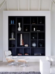 Paredes modernas na sala de estar (370+ Photos): Modern room style