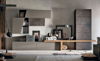 Paredes modernas na sala de estar (370+ Photos): Modern room style