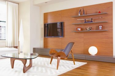 Paredes modernas na sala de estar (370+ Photos): Modern room style