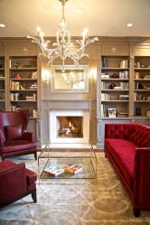 Paredes modernas na sala de estar (370+ Photos): Modern room style