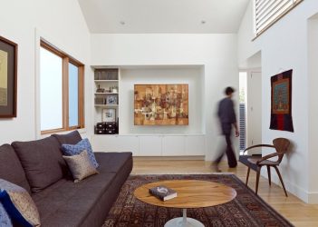 Paredes modernas na sala de estar (370+ Photos): Modern room style