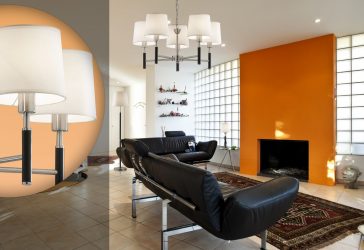 Lâmpadas modernas no interior: 175 + (foto) teto, parede, transformando