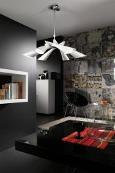 Lâmpadas modernas no interior: 175 + (foto) teto, parede, transformando