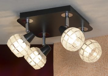 Lâmpadas modernas no interior: 175 + (foto) teto, parede, transformando