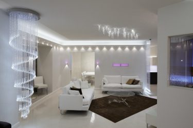 Lâmpadas modernas no interior: 175 + (foto) teto, parede, transformando