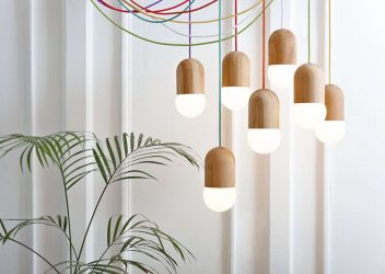 Lâmpadas modernas no interior: 175 + (foto) teto, parede, transformando