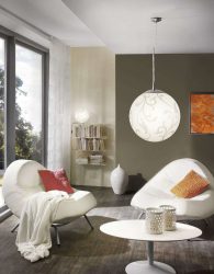 Lâmpadas modernas no interior: 175 + (foto) teto, parede, transformando