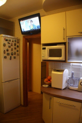TV na cozinha - Prático, elegante, Original (135+ fotos). Melhores opções de hospedagem