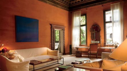 Terracota Cor no Interior - Desde os primórdios até os dias atuais. 195+ (fotos) Compatibilidade de cores brilhantes