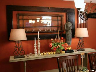 Terracota Cor no Interior - Desde os primórdios até os dias atuais. 195+ (fotos) Compatibilidade de cores brilhantes