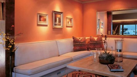 Terracota Cor no Interior - Desde os primórdios até os dias atuais. 195+ (fotos) Compatibilidade de cores brilhantes