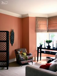 Terracota Cor no Interior - Desde os primórdios até os dias atuais. 195+ (fotos) Compatibilidade de cores brilhantes