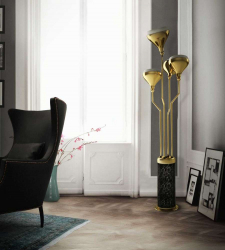 Candeeiro de pé na casa: um elemento de decoração ou uma maneira de criar estilo e conforto? 200+ (fotos) opções de piso para sala, quarto e cozinha
