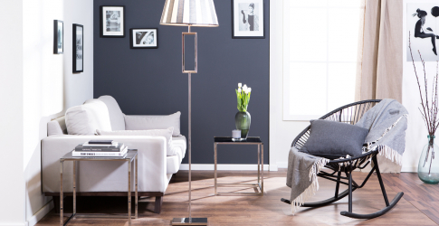 Candeeiro de pé na casa: um elemento de decoração ou uma maneira de criar estilo e conforto? 200+ (fotos) opções de piso para sala, quarto e cozinha